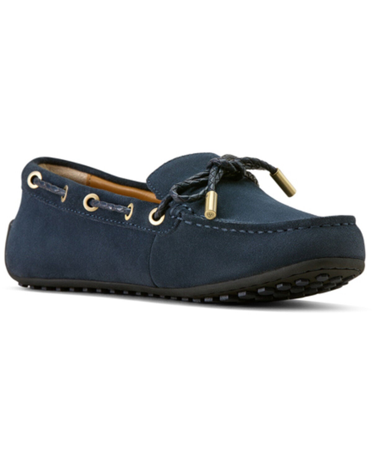 Ariat Women's Margot Suede Driving Moccasins, Navy, hi-res