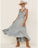 Scully Women's Lace-Up Jacquard Dress, Grey, hi-res