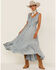 Image #1 - Scully Women's Lace-Up Jacquard Dress, Grey, hi-res