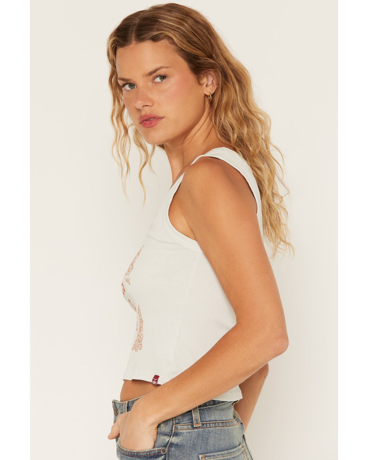 Image #2 - Kimes Ranch Women's Keep Kimes and Carry On Graphic Tank, White, hi-res