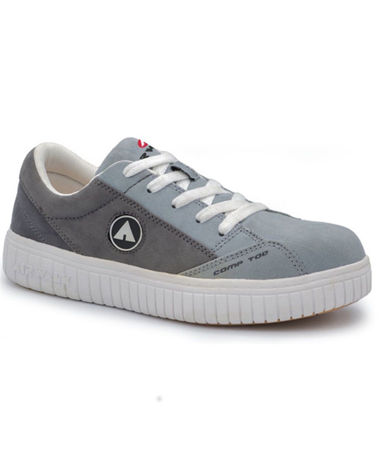 Airwalk Women's Camino Lace-Up Work Shoes - Composite Toe, Grey, hi-res