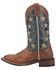 Laredo Women's Early Star Western Boots - Broad Square Toe, Tan, hi-res
