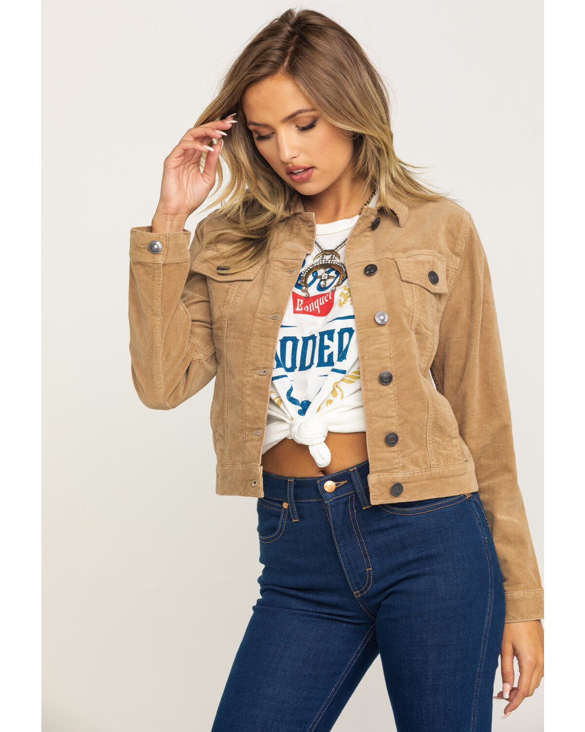 camel cord jacket