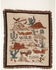 Image #2 - Boot Barn Wild Like The West Jacquard Throw Blanket, Cream, hi-res