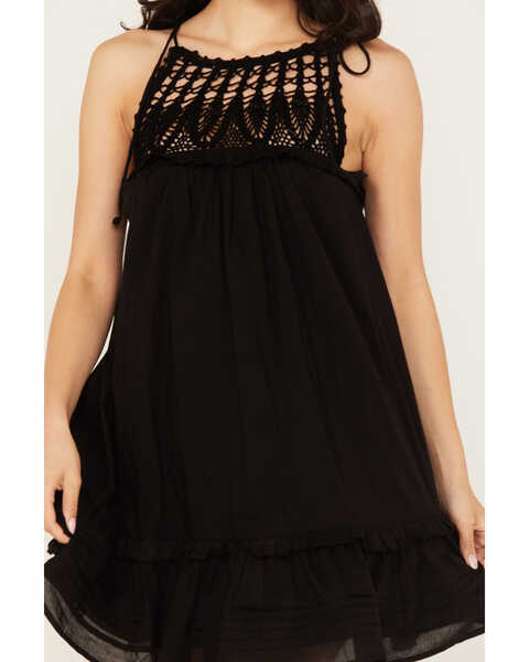 Image #3 - Cleobella Women's Gia Mini Dress , Black, hi-res