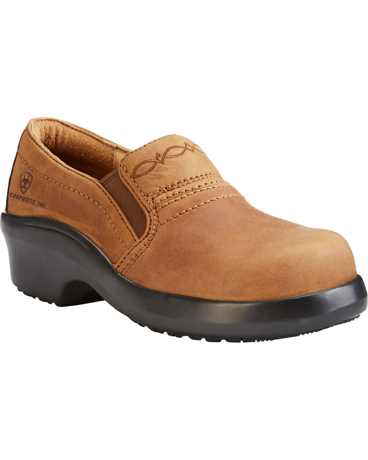 Ariat Women's Brown Expert Safety Clogs 