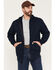 Image #1 - Carhartt Men's FR Force Original Fit Zip-Front Hooded Work Jacket - Big, Navy, hi-res