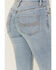 Image #4 - Idyllwind Women's Medium Wash Gypsy High Rise Split Hem Bootcut Stretch Denim Jeans, Medium Wash, hi-res
