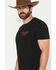 Image #3 - Moonshine Spirit Men's Mexico Skeleton Short Sleeve Graphic T-Shirt, Black, hi-res