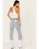 Image #3 - Shyanne Women's Wild Indigo Light Wash Mid Rise Bootcut Jeans, Light Wash, hi-res
