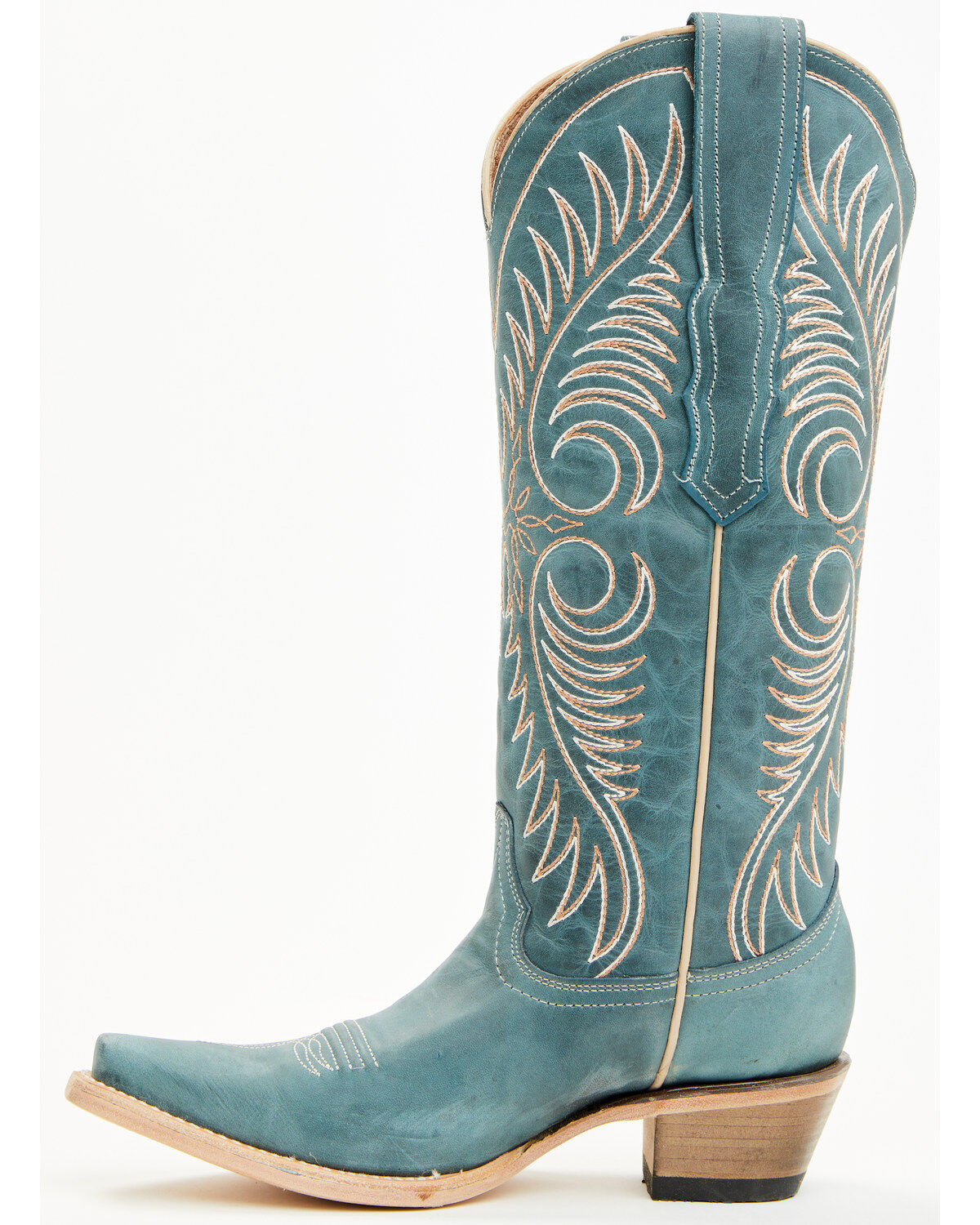 Image #3 - Circle G Women's Tall Western Boots - Snip Toe, Blue, hi-res