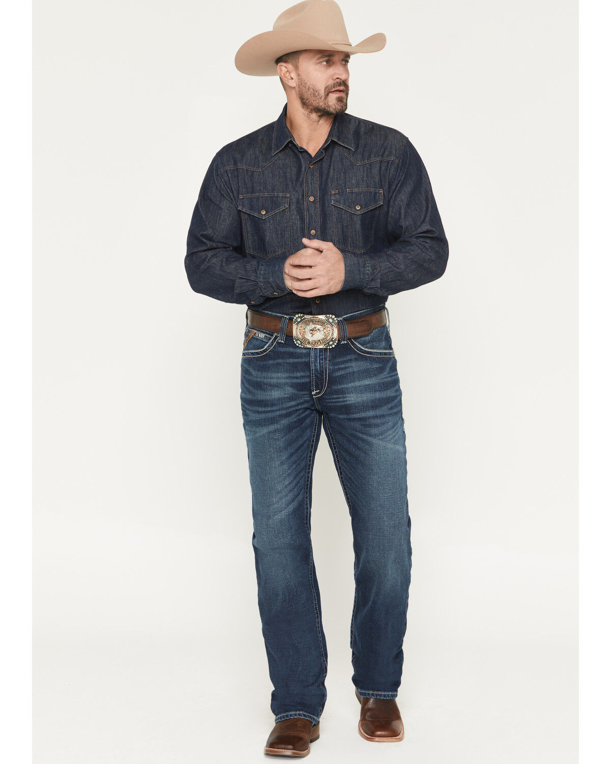 Product Name:  Ariat Men's M2 Stirling Relaxed Fit Stretch Bootcut Jeans