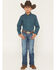 Image #1 - Wrangler 20X Boys' Dark Wash Slim Bootcut Stretch Denim Jeans, , hi-res