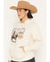 Image #2 - Ariat Women's Graphic Hoodie, Cream, hi-res