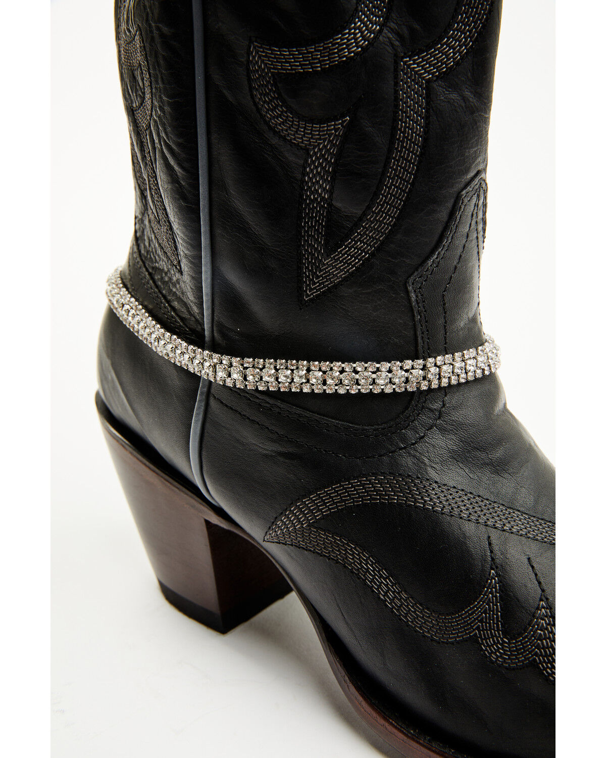Image #1 - Boot Barn Women's Rhinestone Boot Jewelry, Silver, hi-res