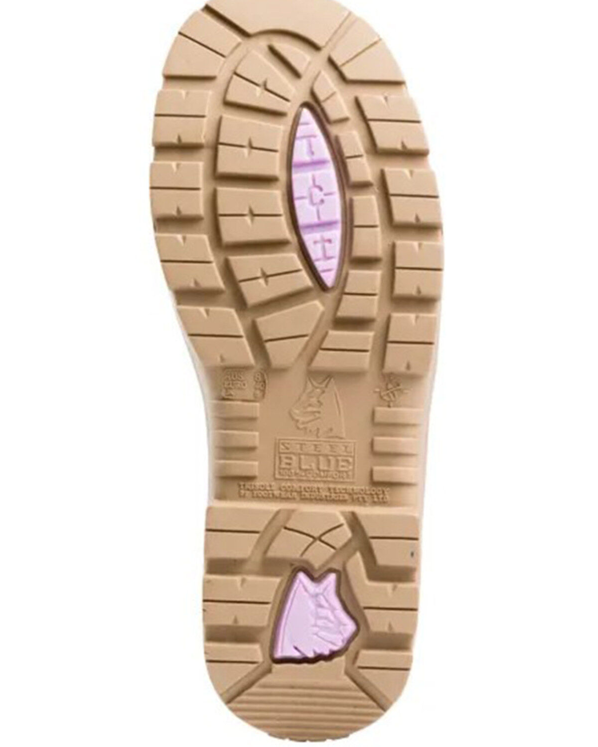 Image #6 - Steel Blue Women's Southern Cross Zip Work Boots - Steel Toe, Pink, hi-res