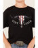 Image #3 - Cody James Boys' Bull Skull Short Sleeve Graphic T-Shirt , Black, hi-res