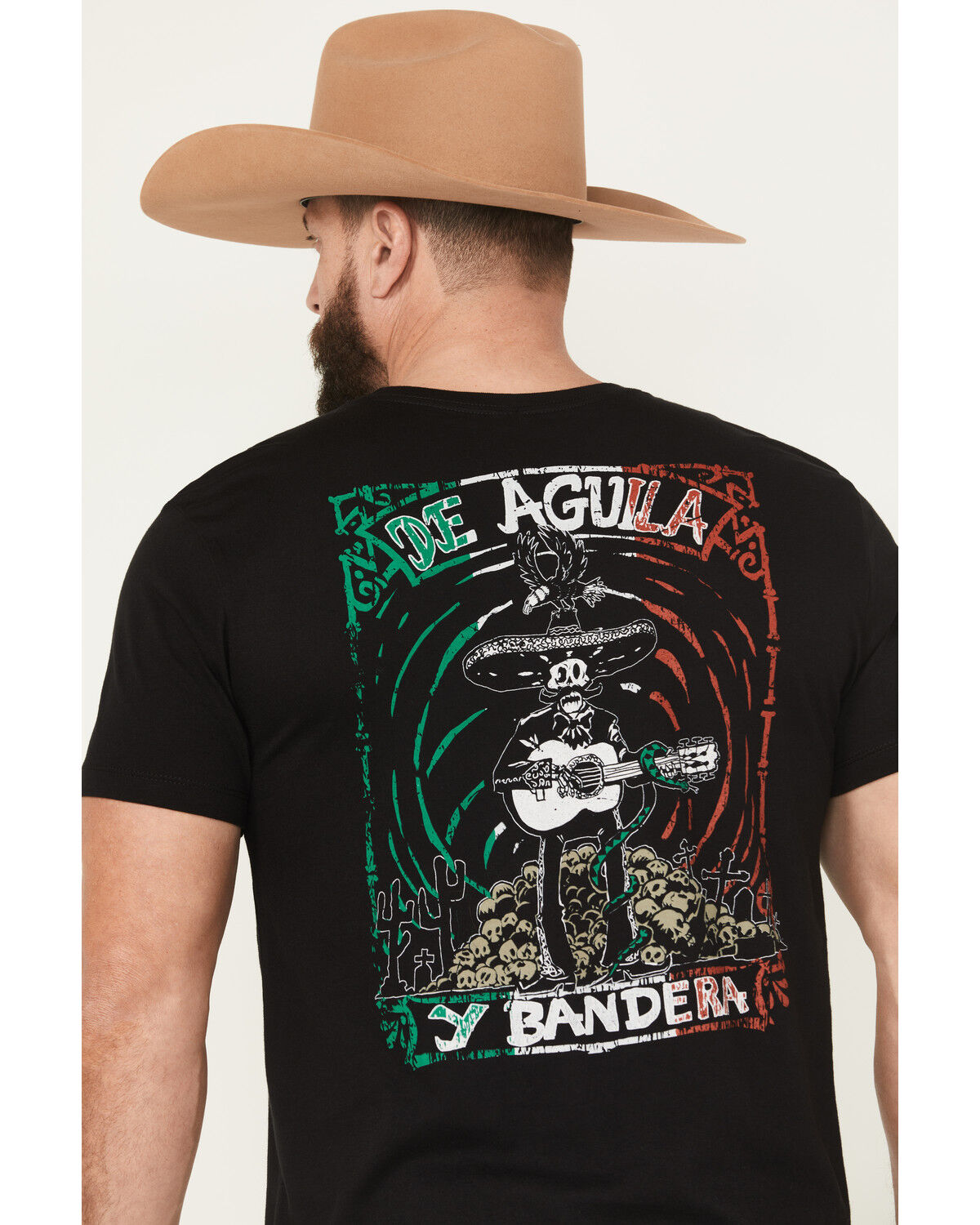 Image #4 - Moonshine Spirit Men's Bandera Short Sleeve Graphic T-Shirt, Black, hi-res