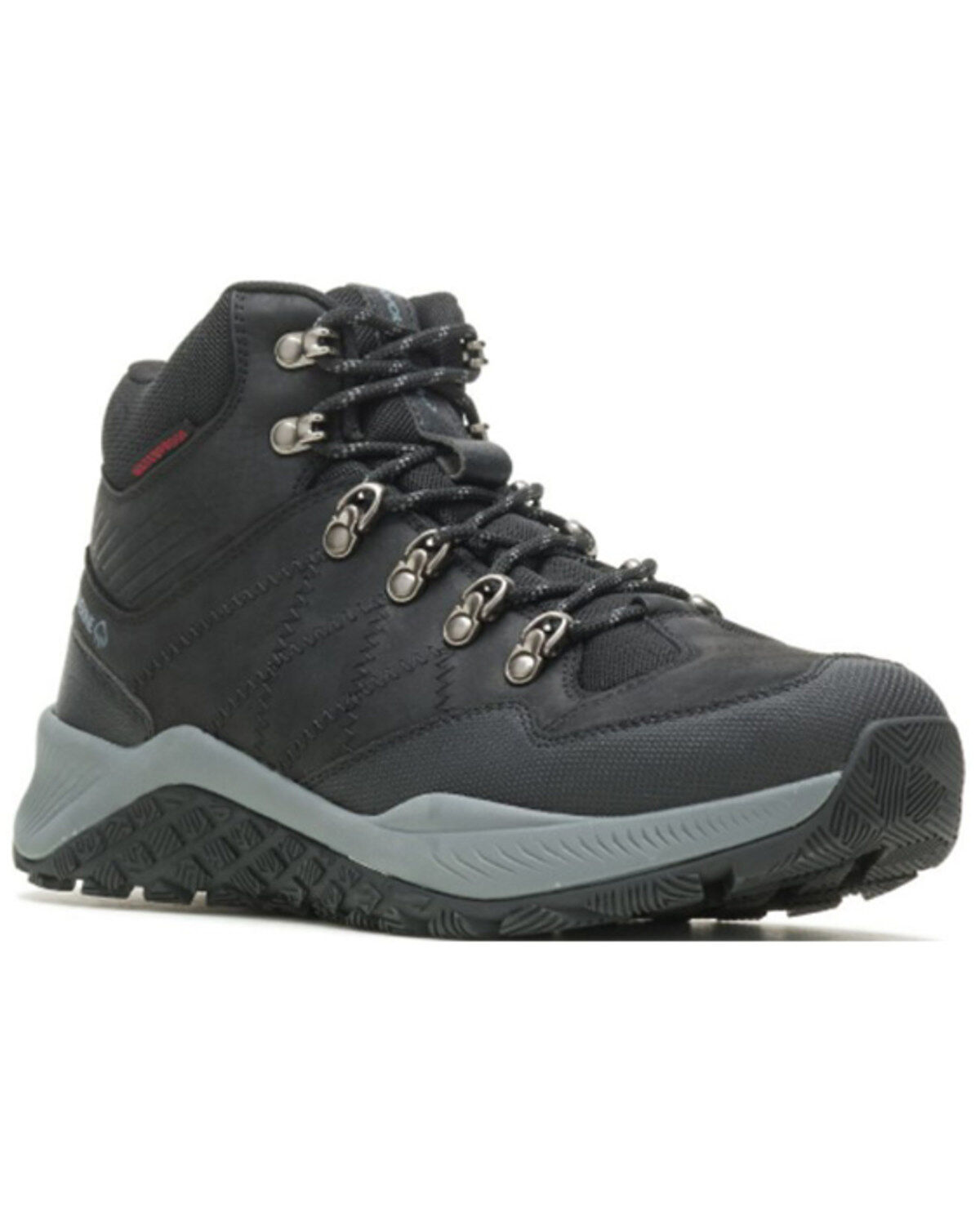 Image #1 - Wolverine Men's Luton Lace-Up Waterproof Work Hiking Boots - Soft Toe, Black, hi-res