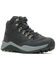 Wolverine Men's Luton Lace-Up Waterproof Work Hiking Boots - Round Toe , Black, hi-res