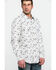 Image #3 - Rock & Roll Denim Men's Washed Guitar Print Long Sleeve Western Shirt, , hi-res