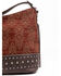 Image #3 - Shyanne Women's Laser Etched Baroque Shoulder Bag, Wine, hi-res
