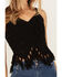Image #3 - Shyanne Women's Crochet Fringe Tank, Black, hi-res