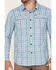 Columbia Men's Silver Ridge Balanced Plaid Long Sleeve Button-Down Western Shirt , Blue, hi-res