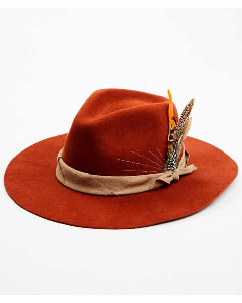 Idyllwind Women's Maybelle Wool Felt Western Hat, Rust Copper, hi-res