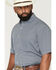 Image #2 - Cinch Men's AF Geo Print Short Sleeve Button-Down Stretch Western Shirt, Blue, hi-res