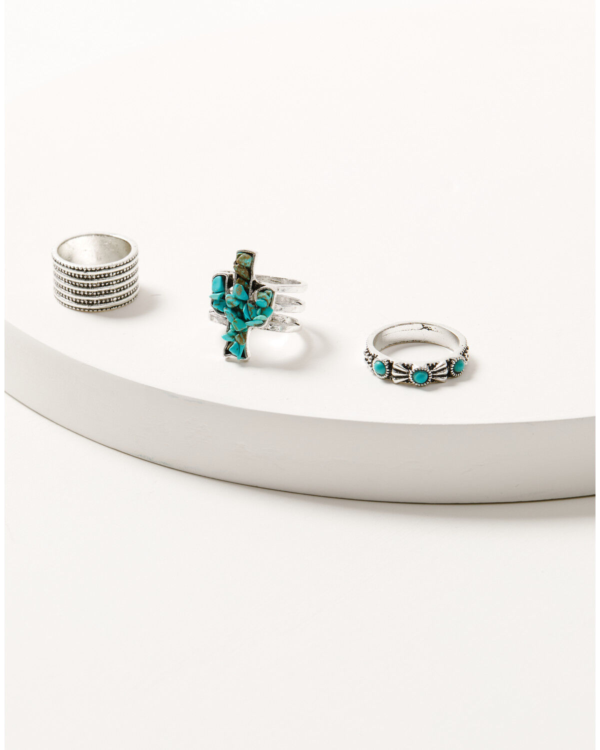 Image #1 - Shyanne Women's Cactus Ring Set - 3 Piece, Multi, hi-res