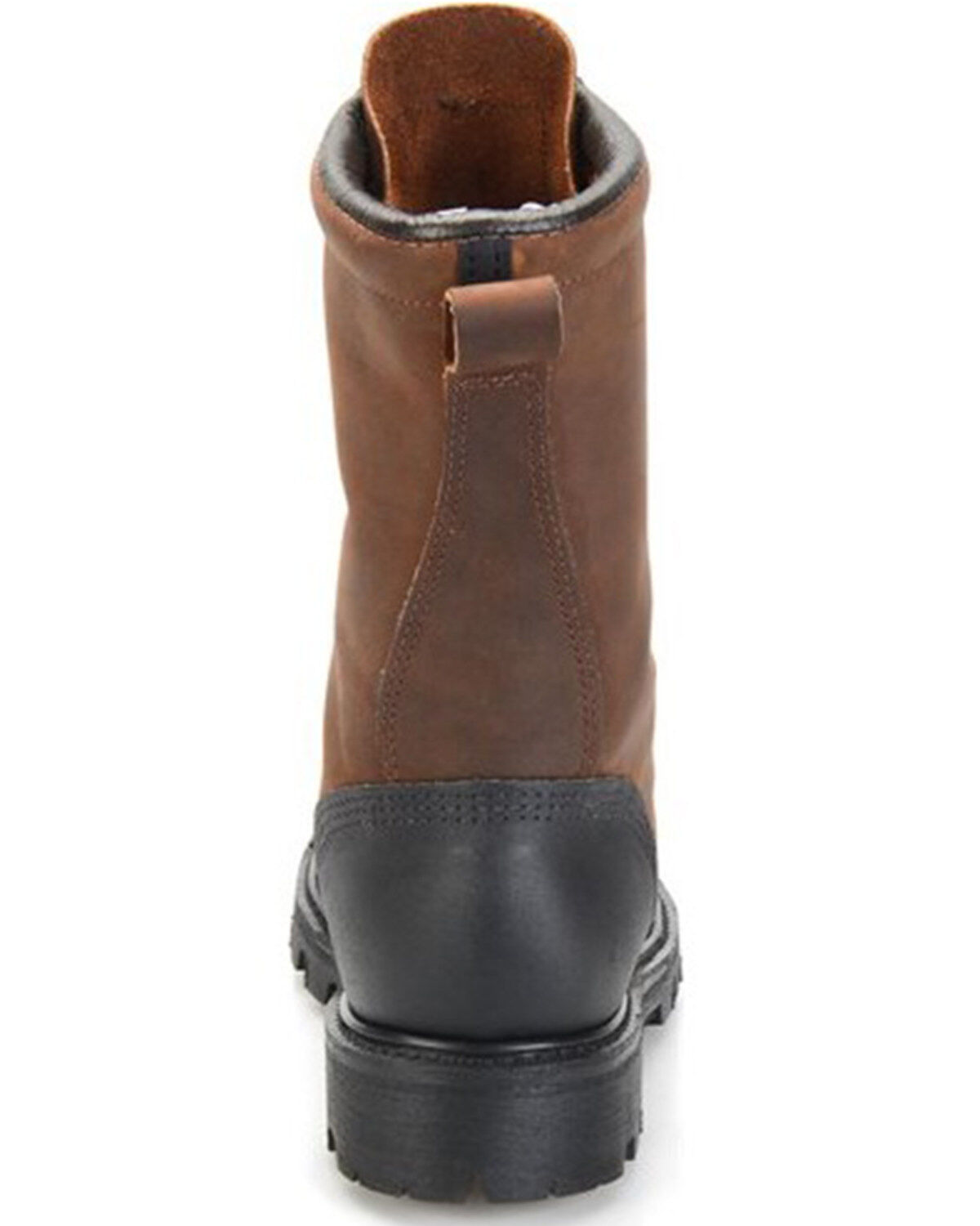 Image #4 - Matterhorn Men's 10" Waterproof Internal Met Guard Lace-Up Boots - Steel Toe, Dark Brown, hi-res