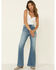 Image #1 - Rolla's Women's Medium East Coast Flare Jeans, Blue, hi-res