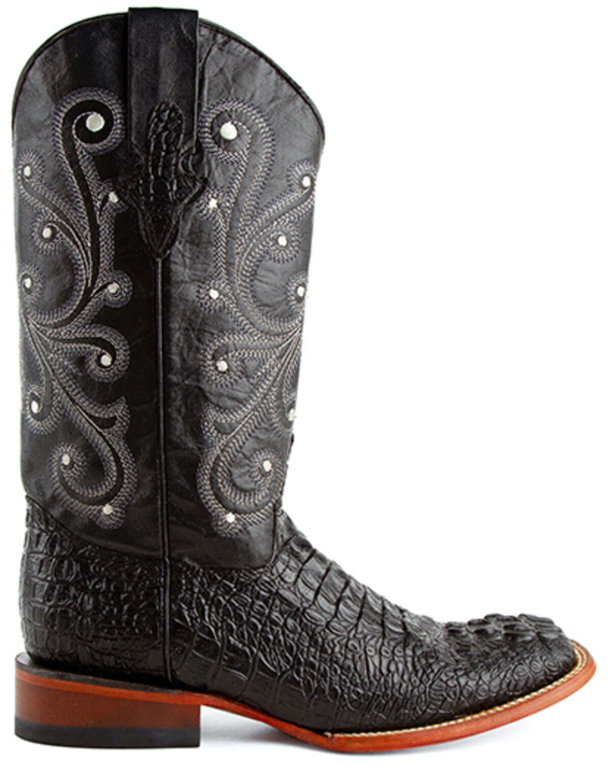 Ferrini Men's Caiman Crocodile Print Western Boots