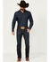 Image #1 - Cody James Men's Night Hawk Wash Jackson Slim Straight Stretch Denim Jeans - Tall, Blue, hi-res