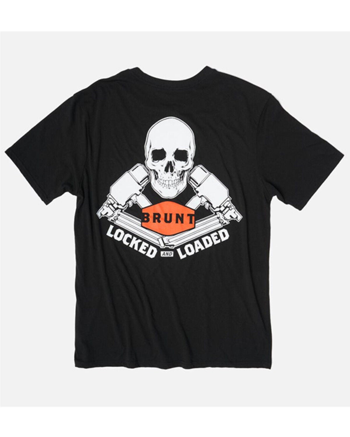 Brunt Workwear Men's Locked And Loaded Short Sleeve Graphic Work T-Shirt, Black, hi-res