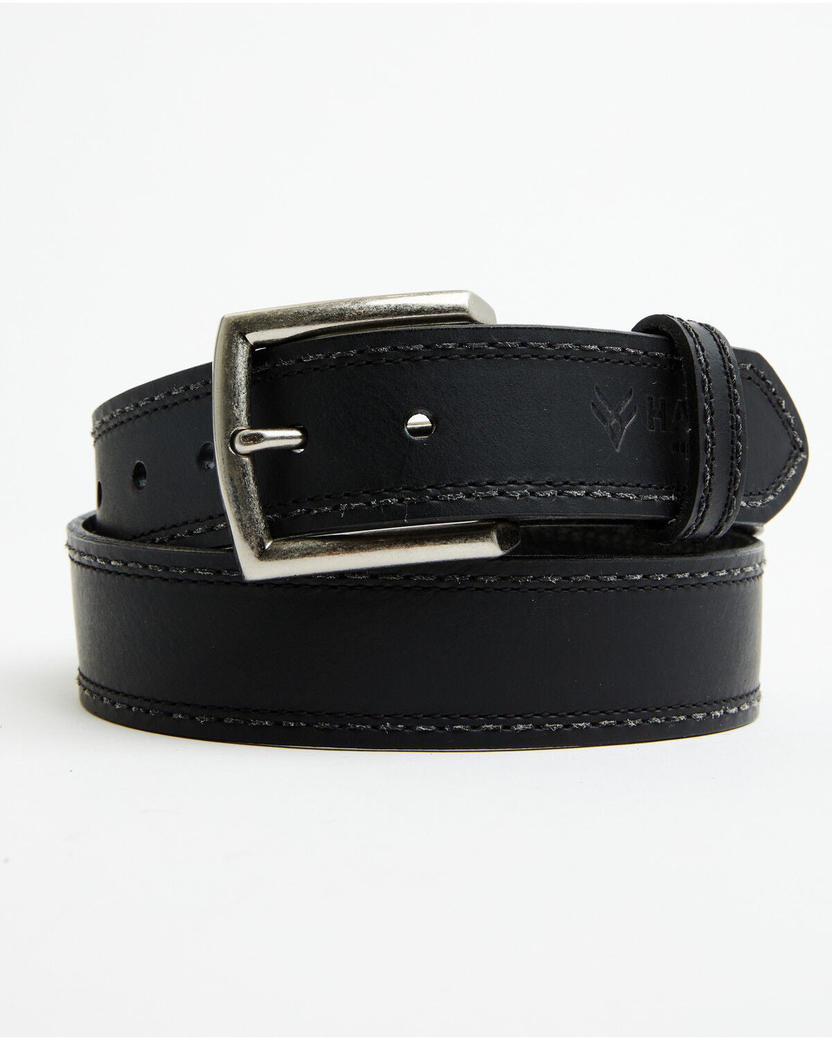 Image #1 - Hawx Men's Triple Stitch Work Belt, Black, hi-res