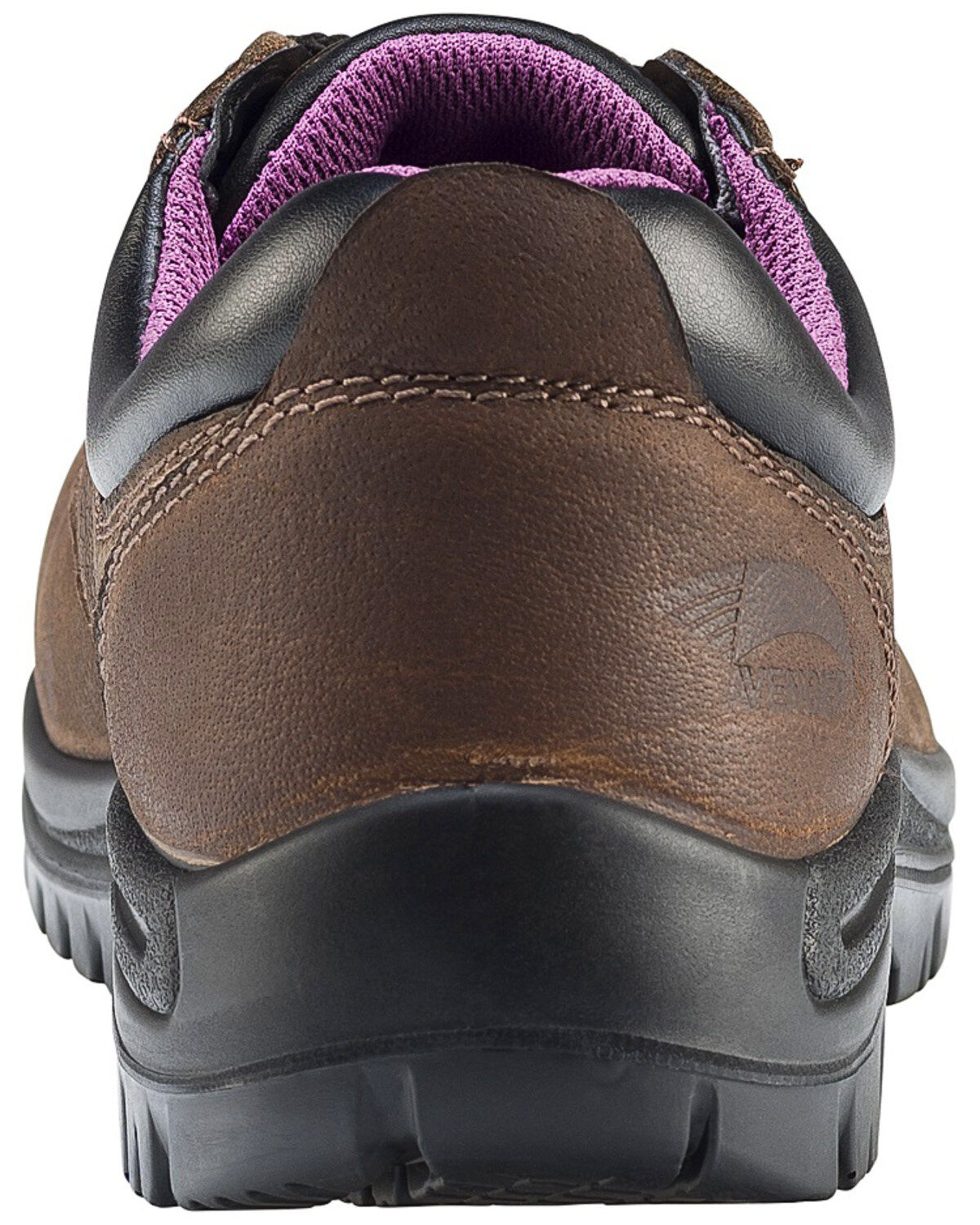Image #3 - Avenger Women's Waterproof Oxford Work Shoes - Composite Toe, Brown, hi-res