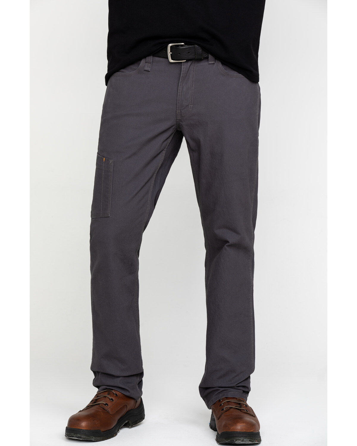 Image #2 - Ariat Men's Gray Rebar M4 Made Tough Durastretch Straight Leg Work Pants, Grey, hi-res