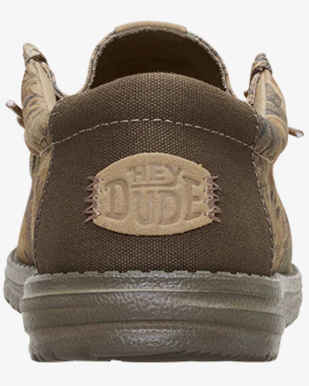 Image #5 - HEYDUDE Men's Wally Realtree Slip-On Casual Shoes - Moc Toe, Tan, hi-res