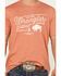 Image #3 - Wrangler Men's Roped Logo Short Sleeve Graphic T-Shirt, Orange, hi-res