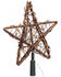 Image #3 - Kurt Adler 10" 20L Warm White Fairy LED Natural Rattan Star Treetop, Multi, hi-res