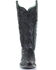Image #5 - Corral Women's Black Lorraine Western Boots - Snip Toe, Black, hi-res