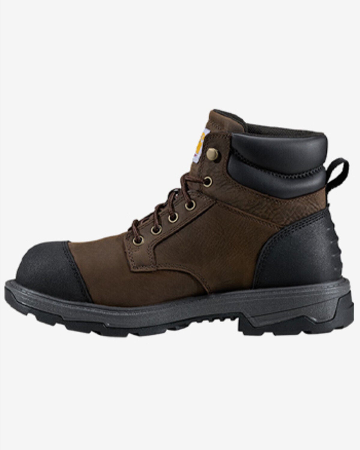 Image #3 - Carhartt Men's 6" Hamilton Waterproof Work Boots - Composite Toe, Dark Brown, hi-res