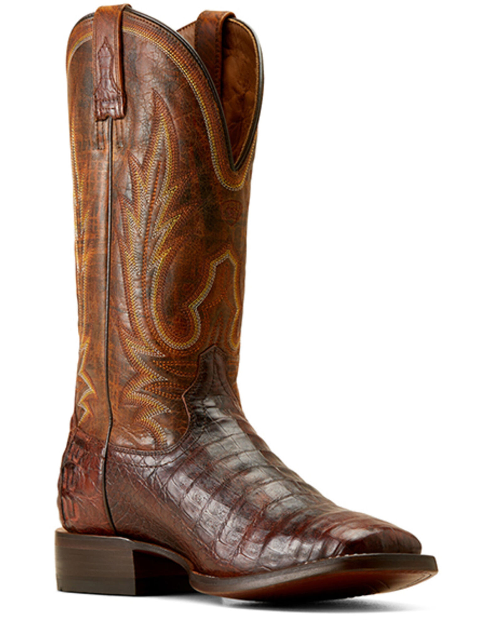 Ariat Men s Gunslinger Exotic Caiman Belly Western Boots Square