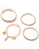 Image #2 - Lainey Wilson Women's Atta Girl Bracelet Set - 4 Pack, Gold, hi-res