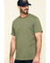 Image #3 - Hawx Men's Olive Solid Pocket Short Sleeve Work T-Shirt - Big , Olive, hi-res