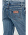 Image #5 - Wrangler Retro Men's Layton Medium Wash Low Rise Slim Bootcut Jeans - Tall, Indigo, hi-res
