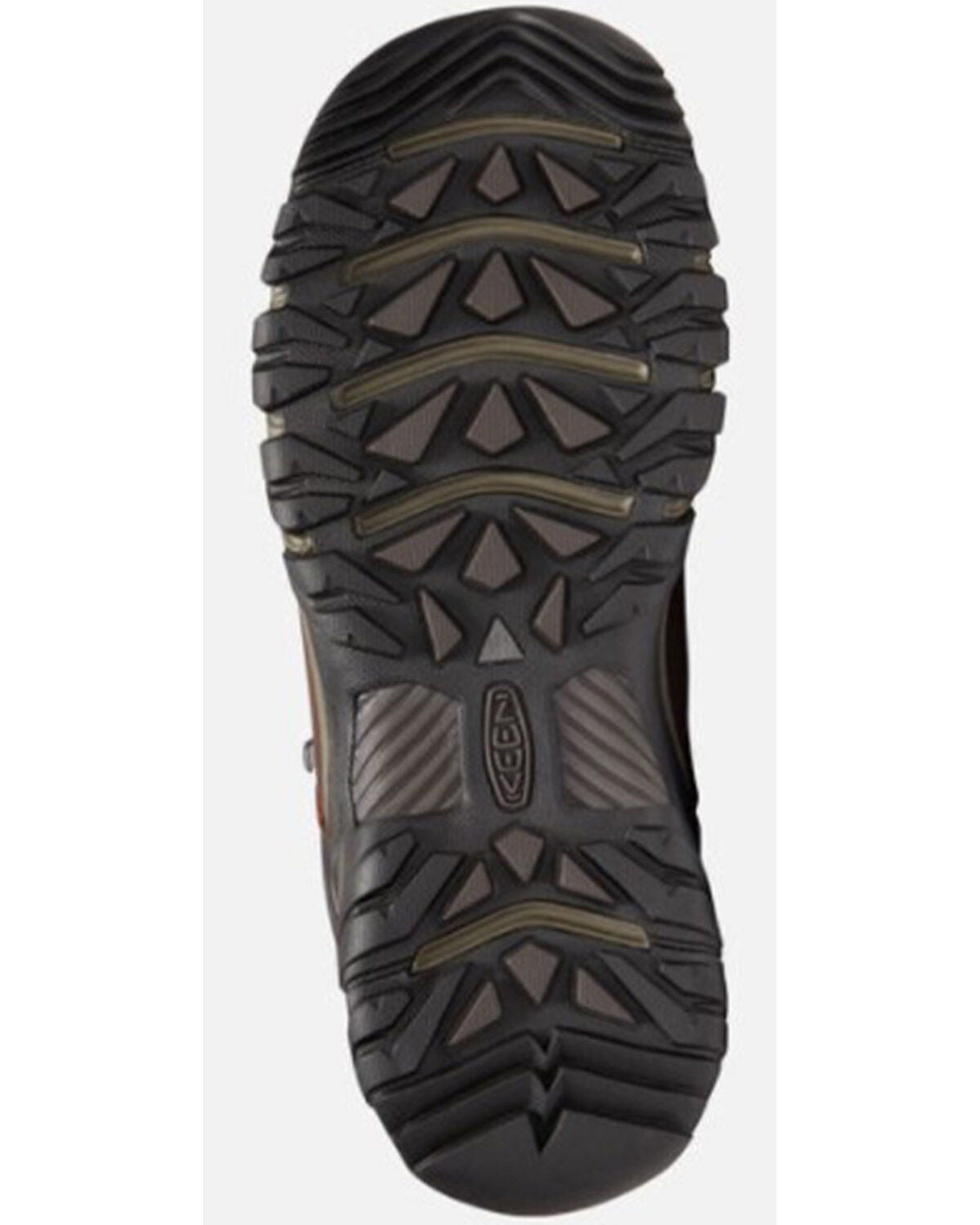 Keen Men's Targhee Lace High Waterproof Boot - 8.5 - Cocoa / Mulch
