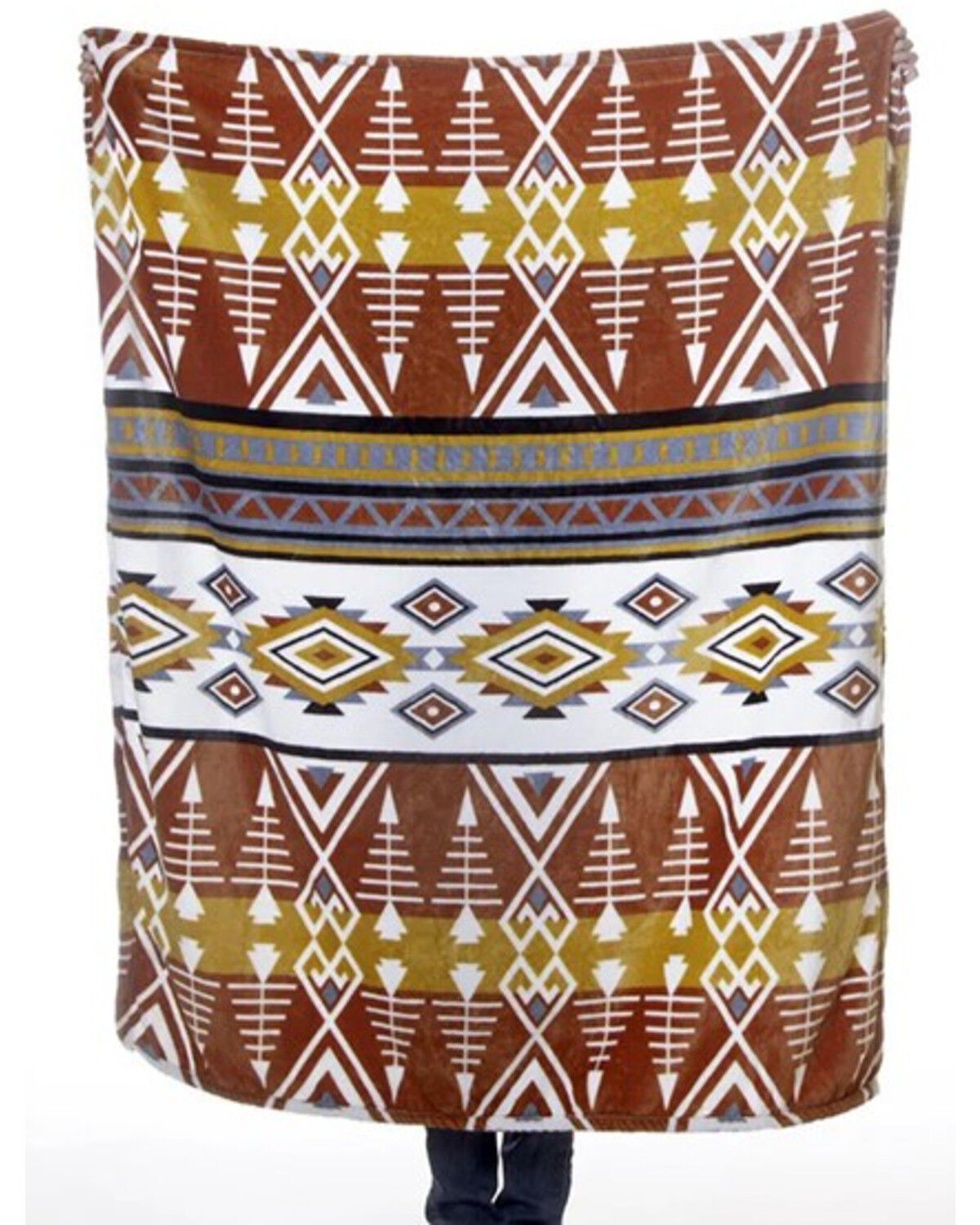 Image #2 - Carstens Home Arrowhead Earth Travel Blanket, Multi, hi-res